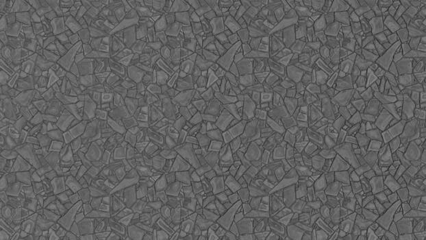 Seamless pattern of irregular gray stones forming a textured abstract background, ideal for digital design and surfaces photo