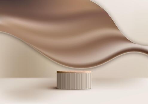 Stylish product on textured background vector