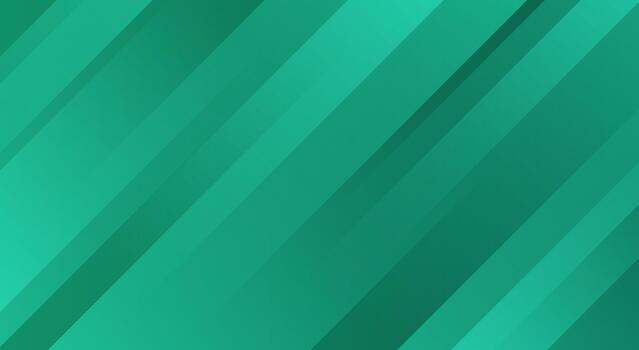 Abstract background with modern green diagonal stripes and smooth gradient texture. vector