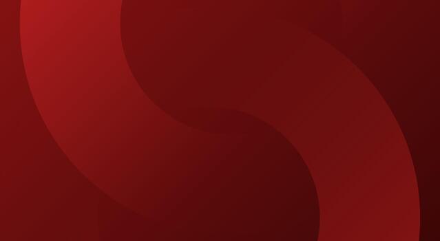 Abstract background with smooth red curved shapes and soft gradient layers. vector