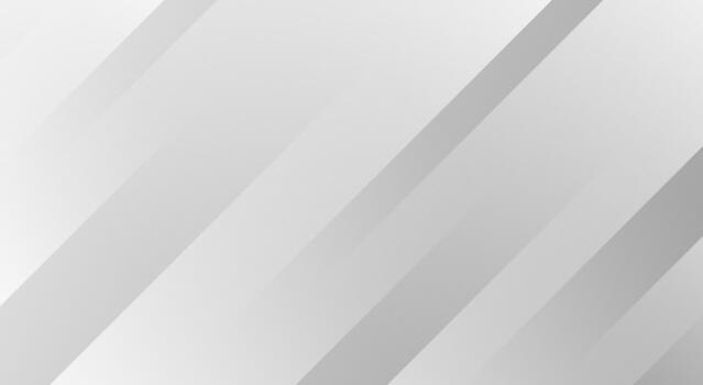 Abstract background with smooth silver white gradient and soft diagonal shapes. vector