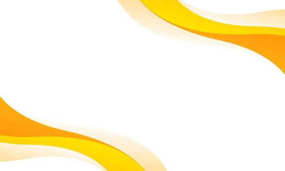 Abstract Orange, yellow, and white wave background, modern smooth gradient wallpaper, suitable for templates, sale banners, business ads, events, presentations, web, and pages vector