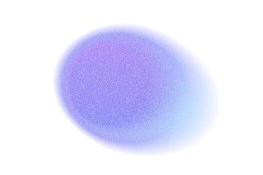 Grainy gradient mesh with blurred pastel circle and abstract purple blue color blend. vector