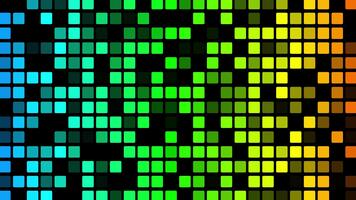 neón antecedentes de cuadrícula. tecnológico antecedentes. píxel abstracción. video
