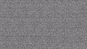 statico rumore - un' visivo rappresentazione di casualità e incertezza. video