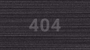 error 404 estático ruido antecedentes para proyectos video