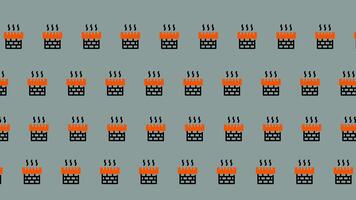 Animated Cake Pattern Background Loop for Celebrations and Events. video