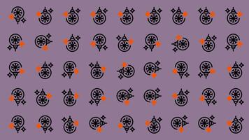 abstrakt geometrisk mönster animering sömlös slinga för kreativ projekt. video