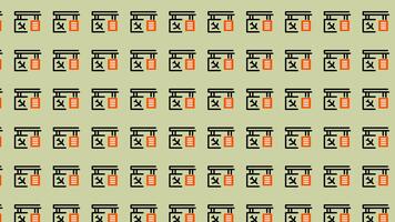 en mönster av lådor med tal på dem video