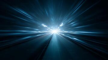 Abstract Light Burst Moving Through Space With Dynamic Rays and Bright Flare video