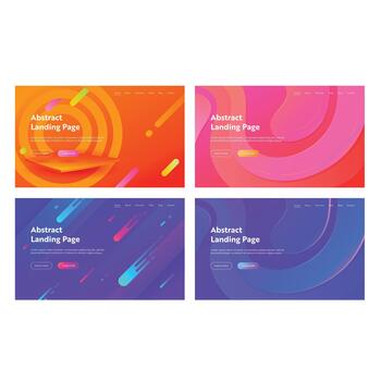 resumen antecedentes aterrizaje página modelo vector