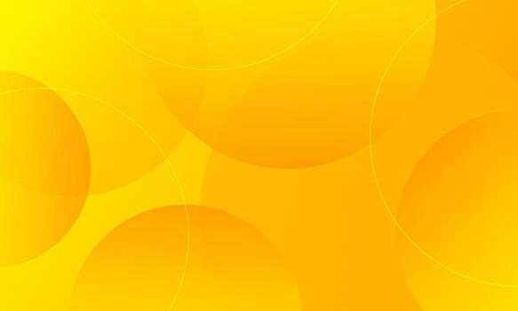 Orange yellow gradient abstract circle background, dynamic composition of circles and lines. vector
