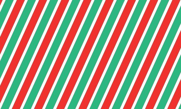 vibrante diagonal a rayas modelo en rojo verde y blanco vector