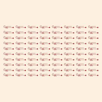 rojo flecha símbolos con curvo cruz y puntos en blanco antecedentes vector