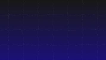 abstrakt Blau Gradient Hintergrund mit subtil geknackt Gitter Textur Bildung irregulär Linien Das erstellen ein dunkel, launisch, und futuristisch Digital ästhetisch. video