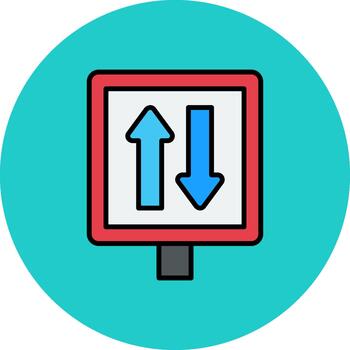 Two Way Elegant Curve Unit vector