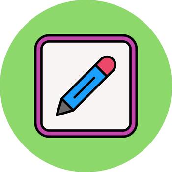 Pencil Subtle Stroke Patch vector