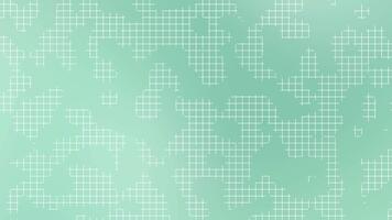 menta verde astratto griglia linea sfondo con morbido pendenza e geometrico forme ideale per moderno design celebrazione evento e digitale il branding progetti video