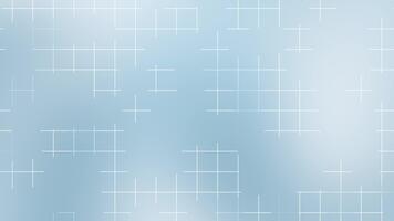 suave congelado azul antecedentes con mínimo blanco cuadrícula línea cruces creando un limpiar moderno resumen diseño ideal para invierno celebracion visuales y elegante gráfico diseño proyectos video