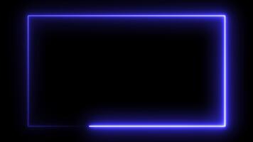 neon blu raggiante webcam copertura con morbido pendenza bordi e liscio telaio design Perfetto per streaming eventi digitale celebrazioni e moderno layout su trasparente sfondo video