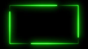 Neon green rounded webcam overlay featuring soft glow and smooth loop animation on a transparent background ideal for gaming streams digital visuals and world celebration themed projects video