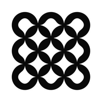 minimalista geométrico circulo modelo loseta antecedentes sin costura decorativo gráfico activo vector