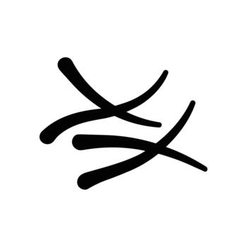 sencillo cepillo carrera resumen curva marca elemento forma gráfico vector