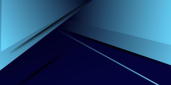 Futuristic blue abstract background template with lines and shadows. Blue background with simple pattern design. Eps10 vector