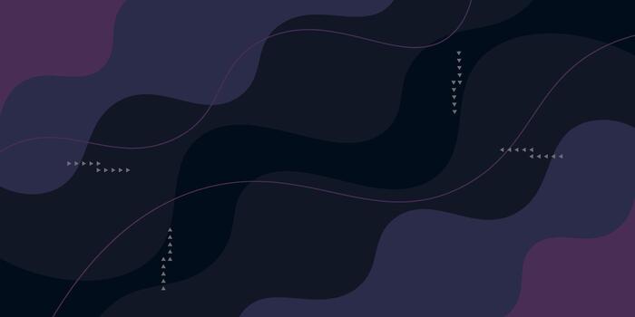 Dark gradient illustration with a simple wave pattern dynamic background. Eps10. vector