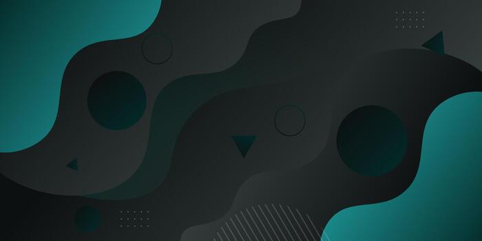 Abstract wave background concept design with green and black element pattern. Trendy banner with flowing background. EPS10. vector