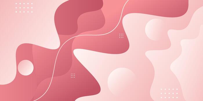 A geometric business banner design in soft, solid, and colorful red. Creative banner design with wave shapes for templates. Eps10 vector