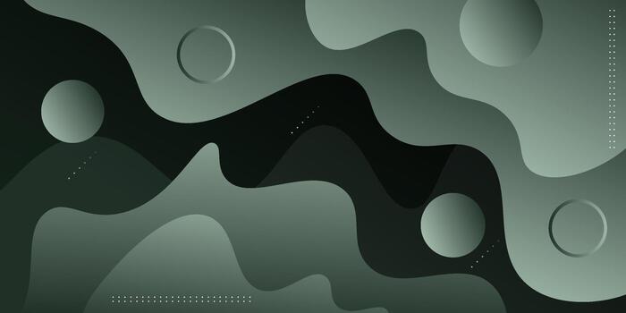 Abstract wave banner background. Simple and trendy fluid wave shapes for background design. eps10 vector