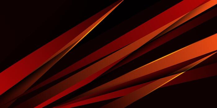 Futuristic 3D abstract background in red and orange. Overlapping geometric paper cut design. EPS10. vector