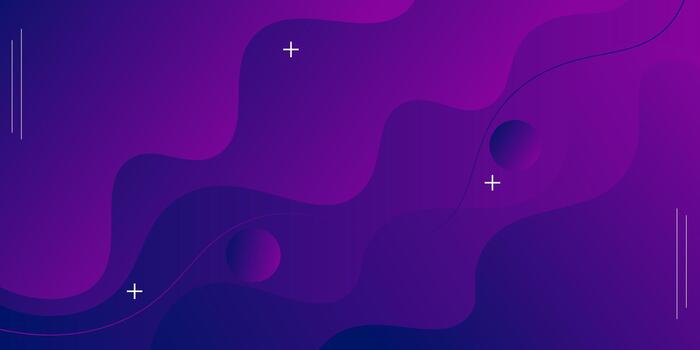 Abstract purple background with simple overlapping wave pattern concept design. Cool banner background. eps10 vector
