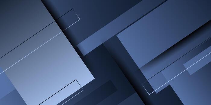 Blue overlapping checkered abstract background. Simple paper cut box pattern with line design. eps10. vector