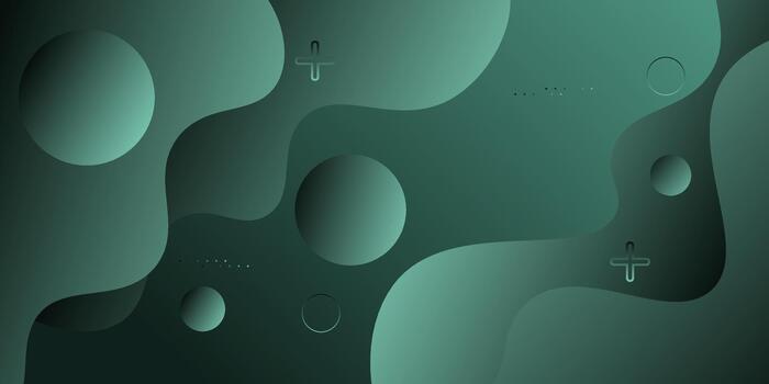 Abstract fluid wave pattern background with green color concept. Simple wave shape pattern background design. EPS10 . vector