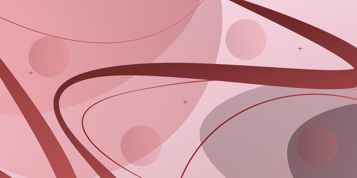 Bright red minimalist abstract background with wavy shapes. Red fluid design in shadow. Simple and modern concept. EPS10. vector