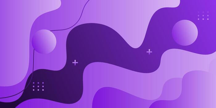 Abstract purple wave background design. Overlapping wave element concept. Fluid banner background. eps10 vector