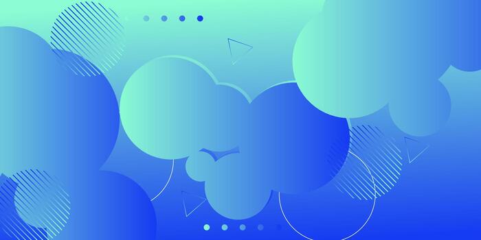Trendy blue gradient background with dynamic circle shape pattern. Modern abstract template and textured background. Eps10 illustration. vector