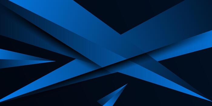 Abstract background of overlapping dark blue arrows. Simple and elegant banner background pattern. eps10 vector