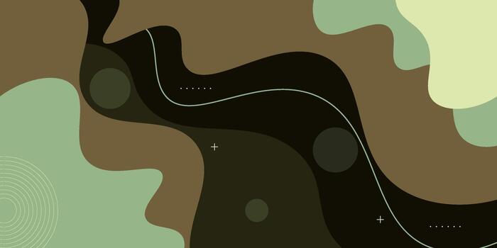 Abstract background with colorful fluid waves. Simple and trendy banner background. eps10 vector