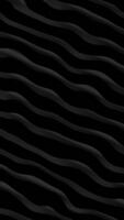 mörk gråskale abstrakt bakgrund med de mild vätska rörelse av diagonal vågig rader rör på sig tvärs över de ram. full hd looping vertikal animation. video