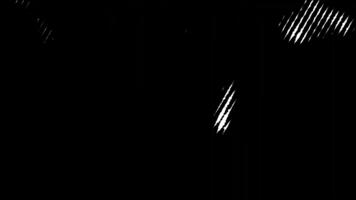 Abstract Black and White Halftone Pattern with Dynamic Light and Shadow Effects. video