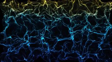 elektrisk neon nätverk rader strömmande abstrakt bakgrund slinga. video