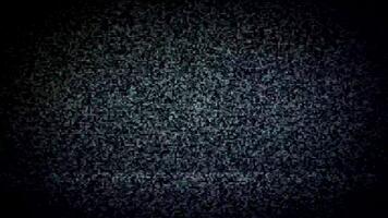 resumen digital estático ruido antecedentes falla efecto. video