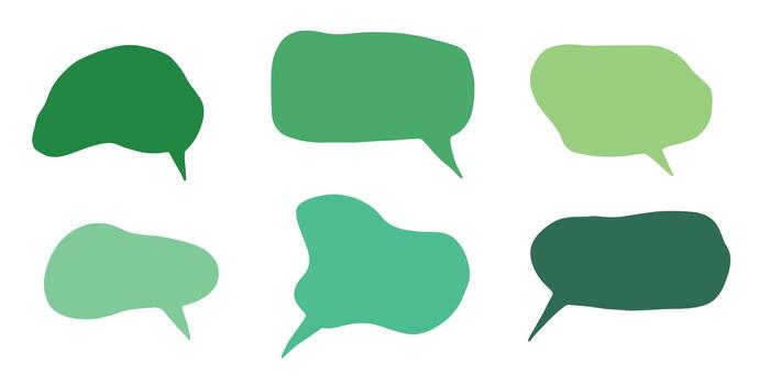 speak frame text Set of hand drawn speech bubble Blank empty message box Textbox frame for banners, price tags, stickers, design vector