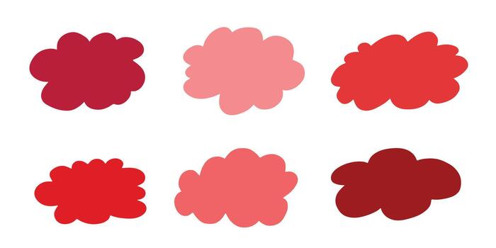 Set of hand drawn speech bubble Blank empty message box Textbox frame for banners, price tags, stickers, design balloon frame chatting vector