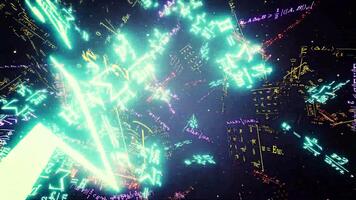 en dator skärm med många annorlunda typer av tal video