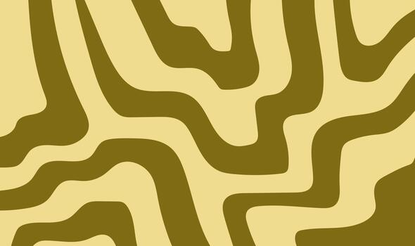 ondulado maravilloso retro resumen antecedentes. sin costura líquido caqui y aceituna modelo vector