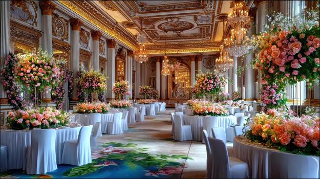 Every Rococo orb combines opulent gilding with detailed floral and scroll patterns decorative finesse. photo